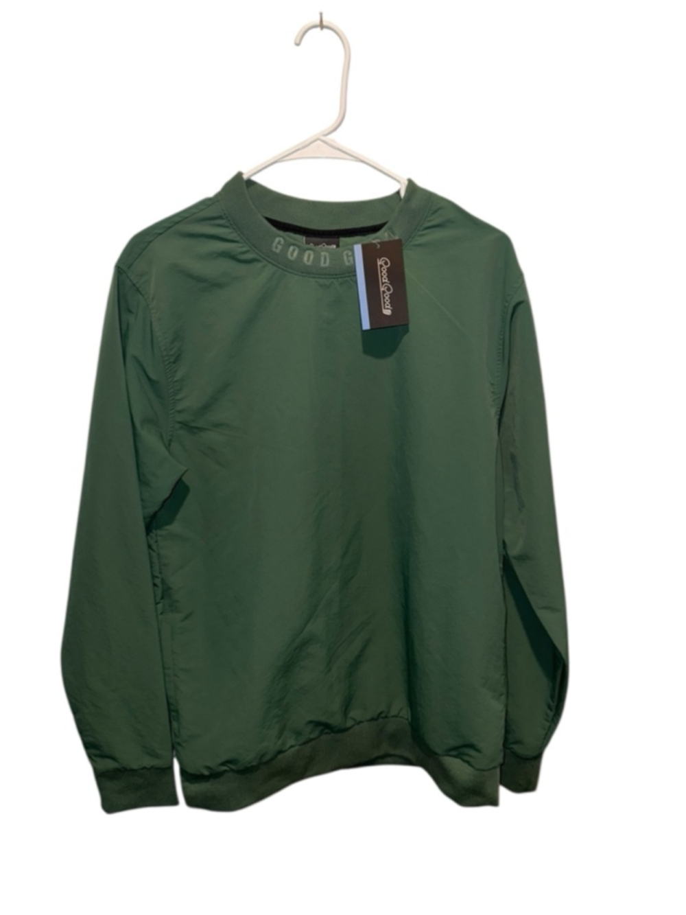 Men's GoodGood Green & Black Windbreaker Jacket Size S